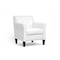 Baxton Studio Thalassa White Modern Arm Chair 85-4325 - alternate 3